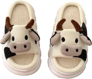 Cartoon cow slippers Indoor Outdoor Slippers