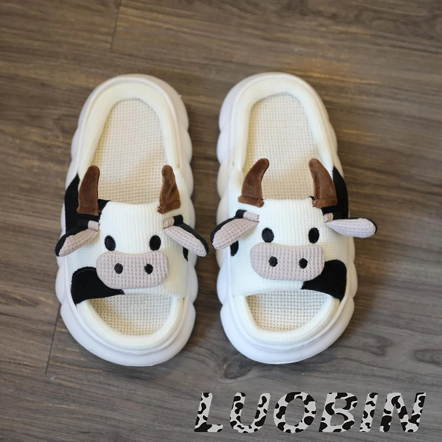 Cartoon cow slippers Indoor Outdoor Slippers