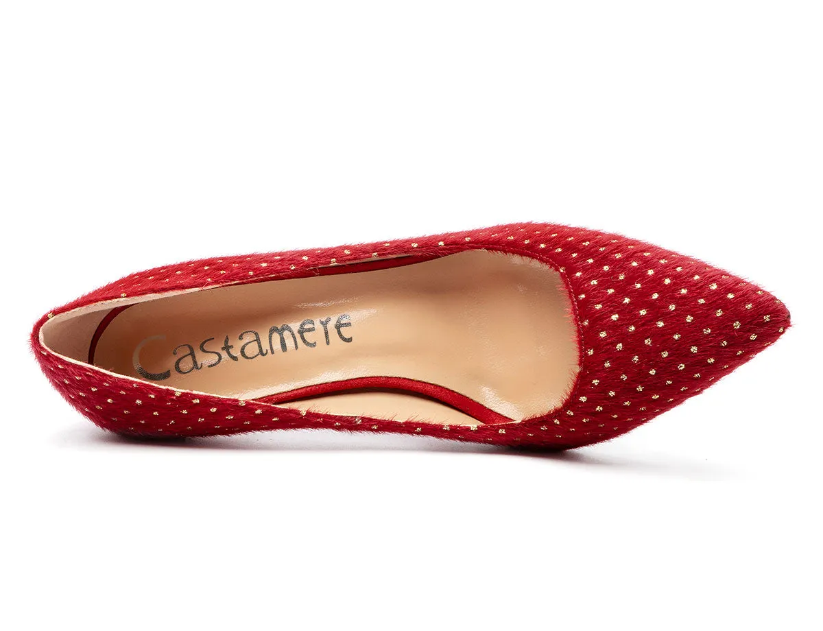 CASTAMERE Womens Basic High Heels Pumps Slip On Pointy Toe Stilettos 10CM Heel