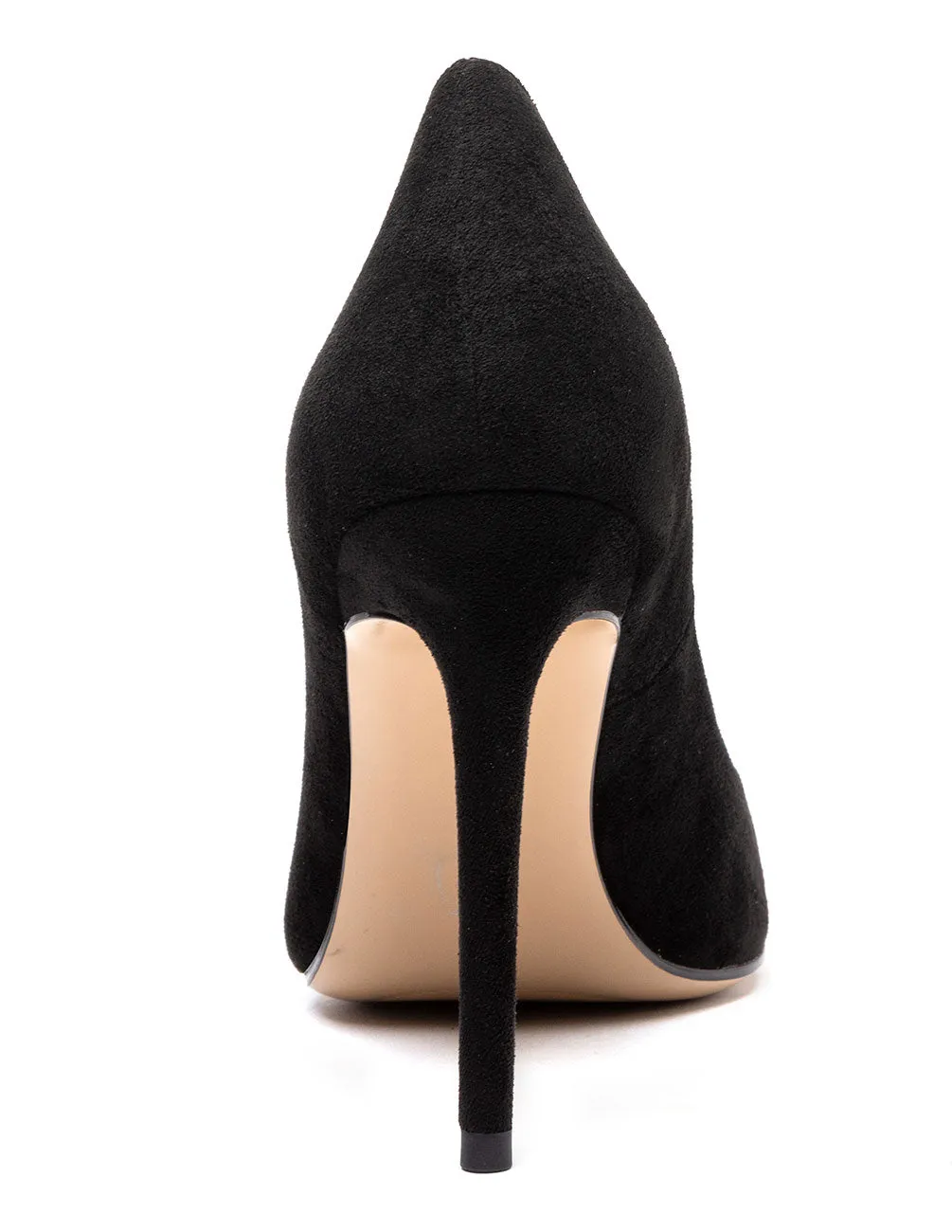 CASTAMERE Womens Basic High Heels Pumps Slip On Pointy Toe Stilettos 10CM Heel
