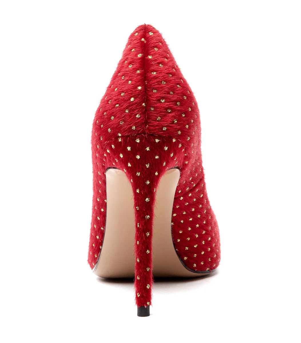 CASTAMERE Womens Basic High Heels Pumps Slip On Pointy Toe Stilettos 10CM Heel