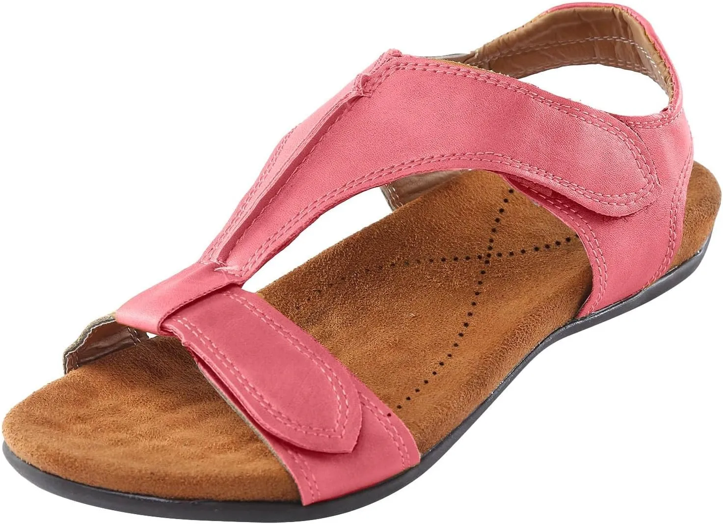 Cathalem Sandals for Women 2024 Arch Support Flat Sandals Comfy Orthotic Sandals Womens Flat Arch Casual Beach Sandals