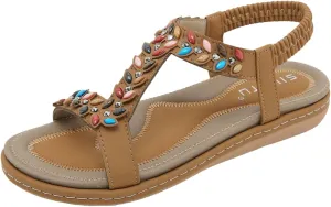 Comfortable Slip on Slide Sandals for Women Versatile Casual Work Summer Shoes Slim Flat Sandals for Women