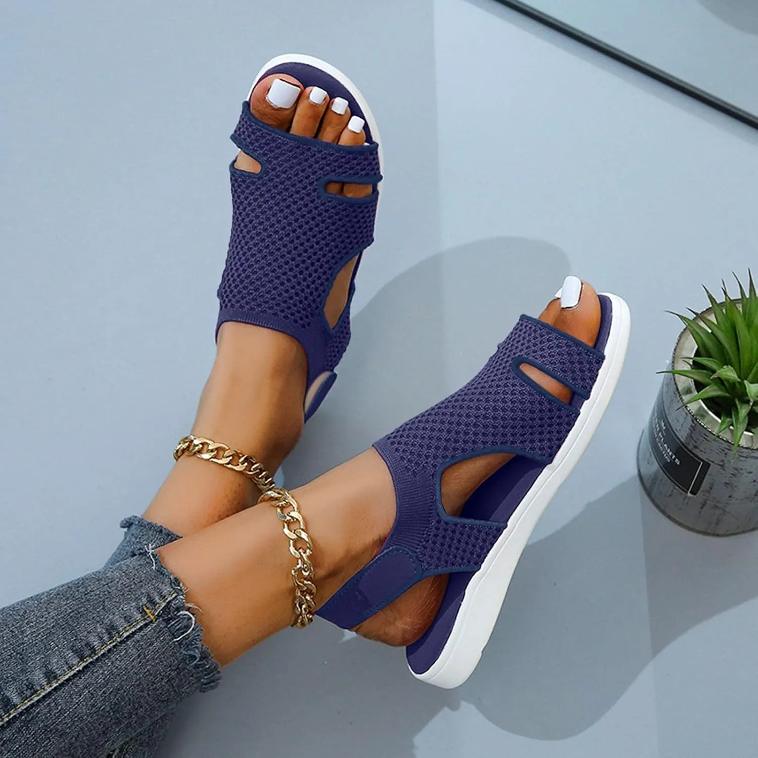 Couple Shoes Slippers Leisure Fashion Casual Breathable Shoes Lovers Women's sandals Womens Fashion Sandals