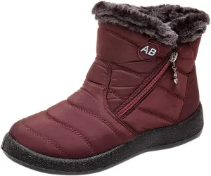 Cute Winter Boots Size 4 Woman Women's Black Waterproof Snow Boots Women Waterproof Winter Boots Woman Waterproof Snow Boots Botas De Invierno Para Mujer Para El Agua