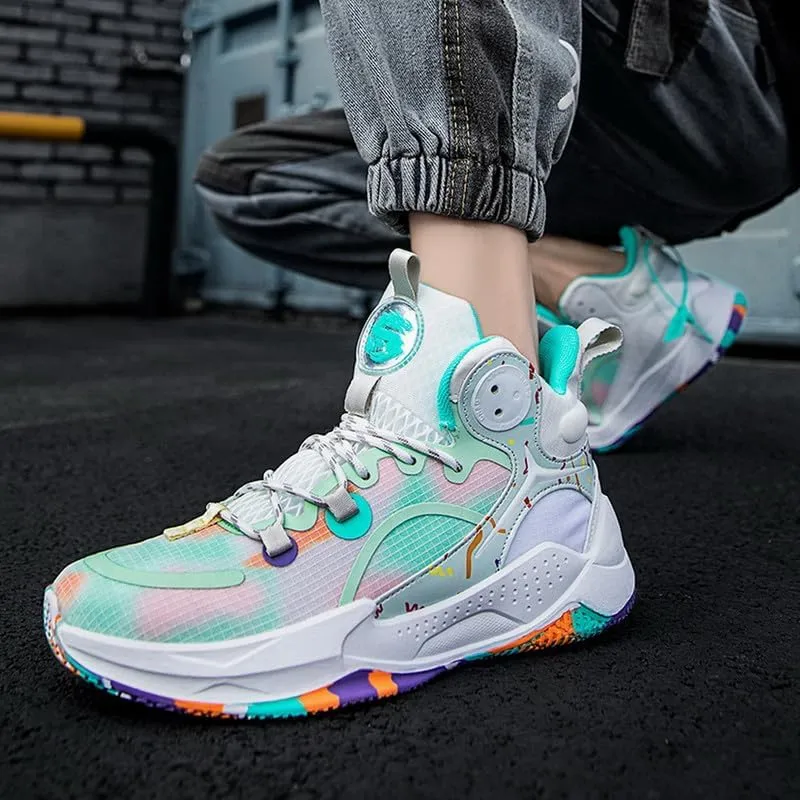 DHOVOR Womens Basketball Shoes Girls Fashion Basketball Sneakers Non Slip Tennis Shoes for Womens Indoor and Outdoor