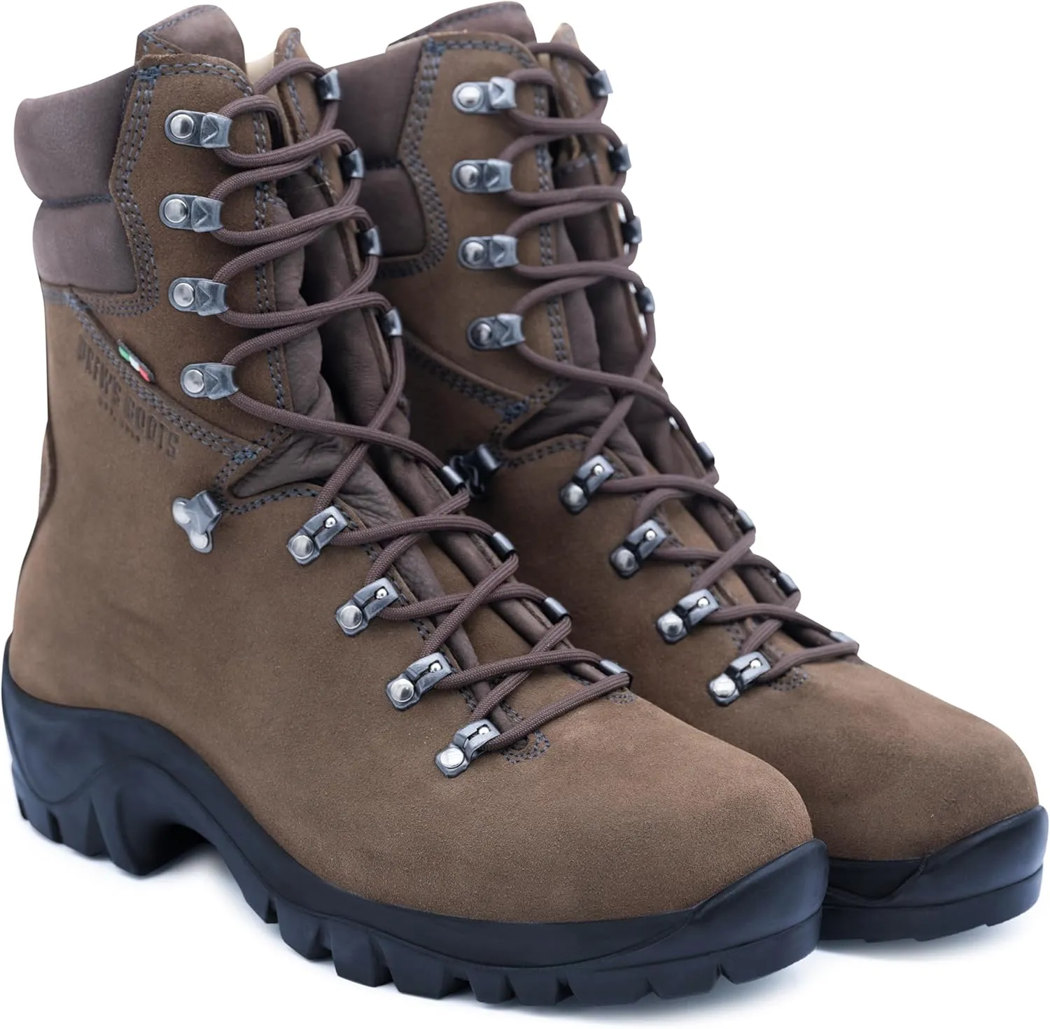 Drew's Boots Fire Hiker Wildland Firefighter Boots ?C Rugged, Full Leather Firefighting Boots for Comfort, Support, and Safety ?C Heat Resistant Work Shoes for Men