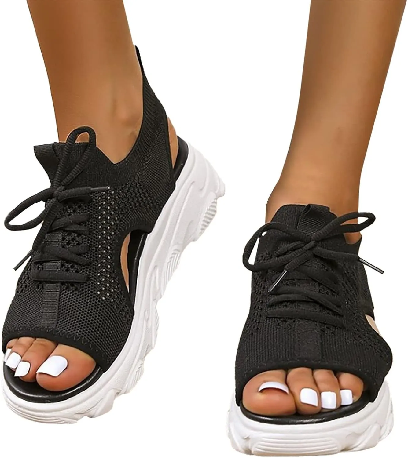 Eduavar Sandals for Women 2025 Platform Wedge Fisherman Sandal Adjustable Ankle Strap Comfortable Walking Beach Summer Shoes