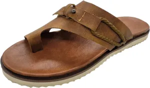 Eduavar Sandals Women Dressy Summer Flat, Sandals for Women Casual Summer Ring Toe Flip Flops Sandals Comfy Flat Slippers