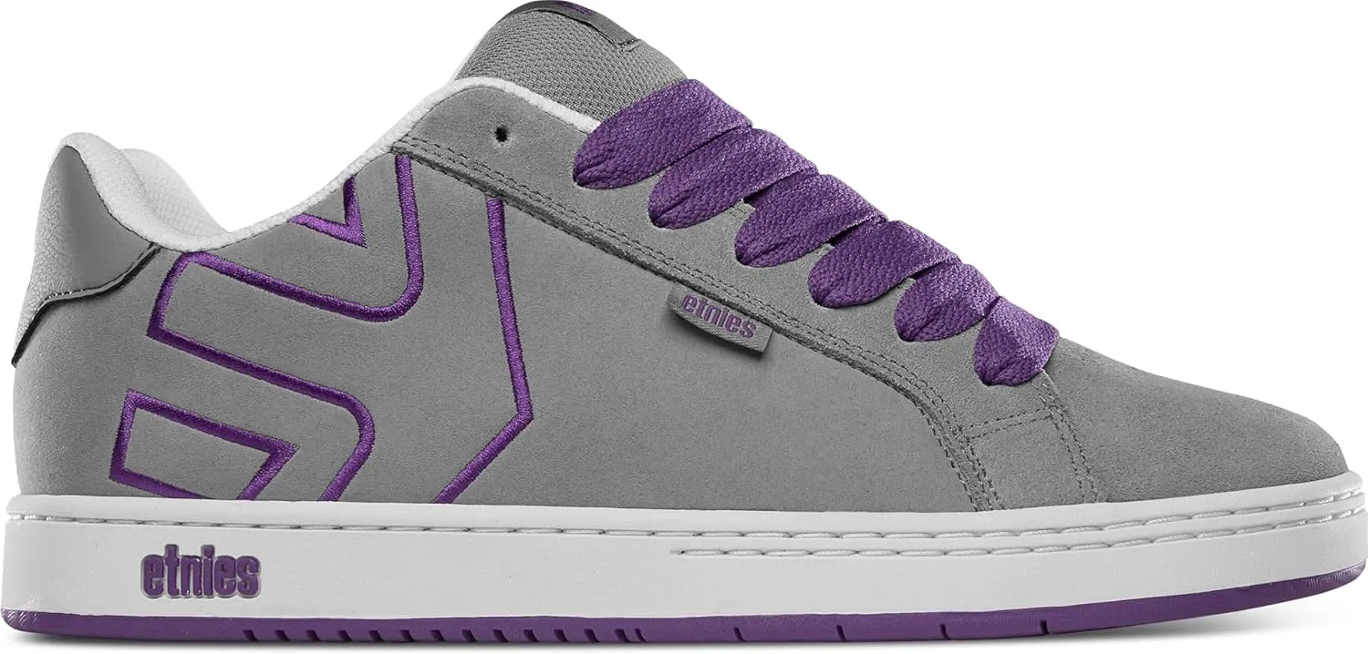 Etnies Men's Low-Top Sneakers Skate Shoe, Grey Purple, 6