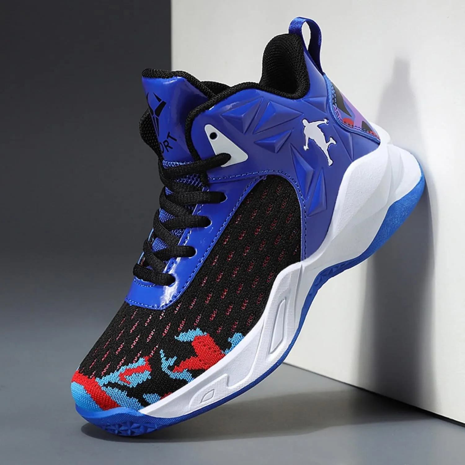 Fashion Anti-Slip Breathable wear-Resistant Children's Sports Basketball Shoes
