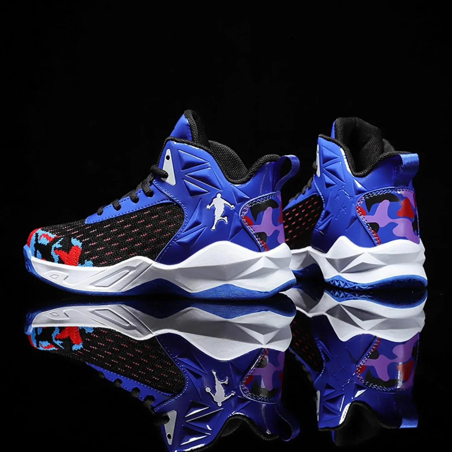 Fashion Anti-Slip Breathable wear-Resistant Children's Sports Basketball Shoes