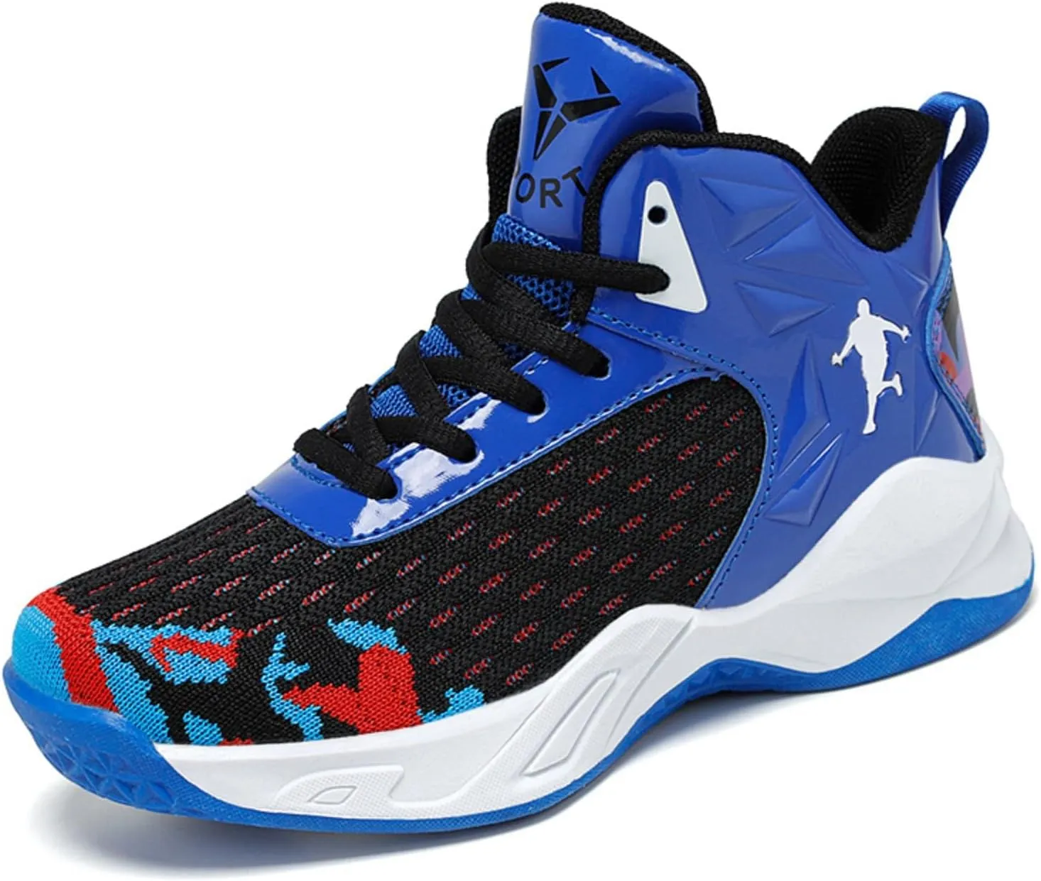 Fashion Anti-Slip Breathable wear-Resistant Children's Sports Basketball Shoes