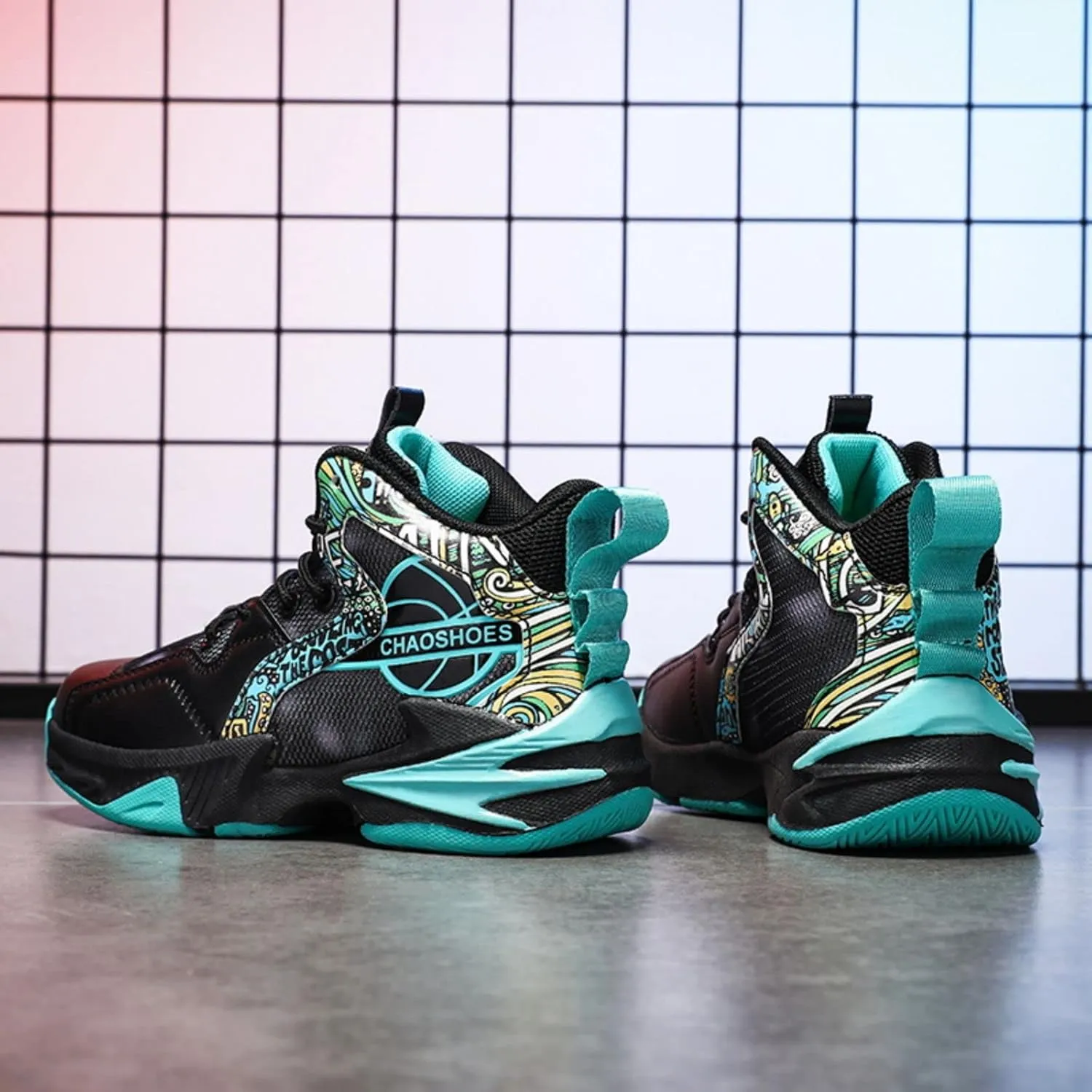 Fashion Anti-Slip wear-Resistant Sports Basketball Shoes