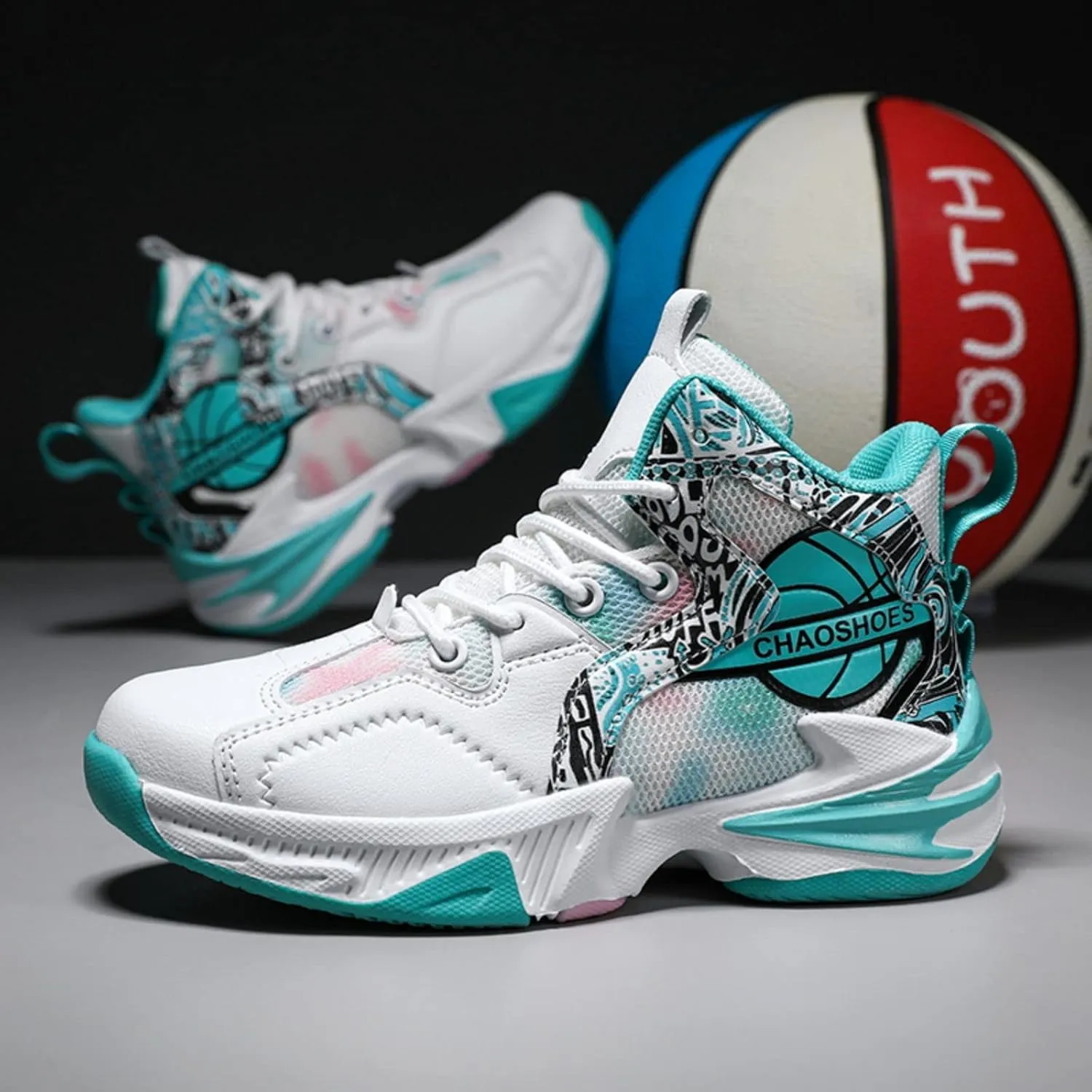 Fashion Anti-Slip wear-Resistant Sports Basketball Shoes
