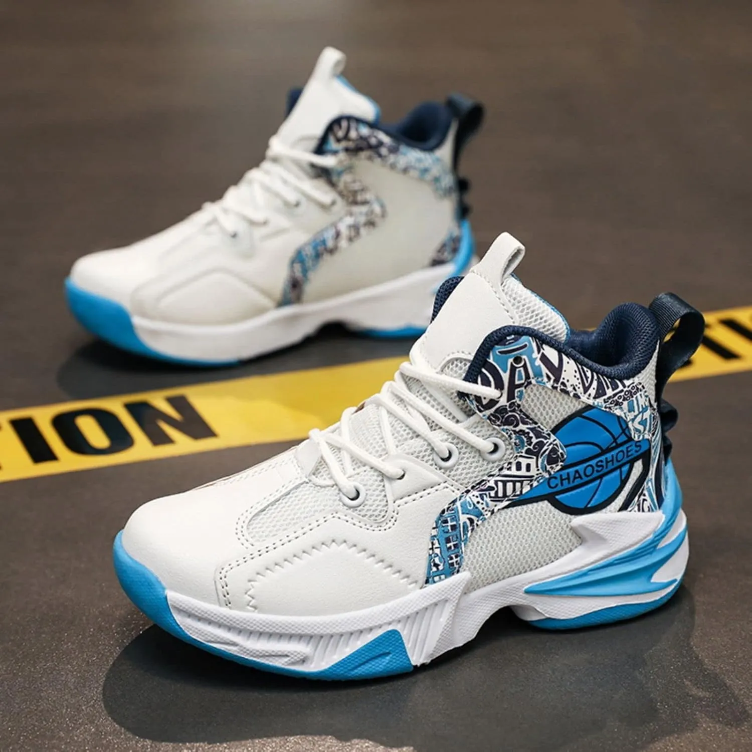 Fashion Anti-Slip wear-Resistant Sports Basketball Shoes