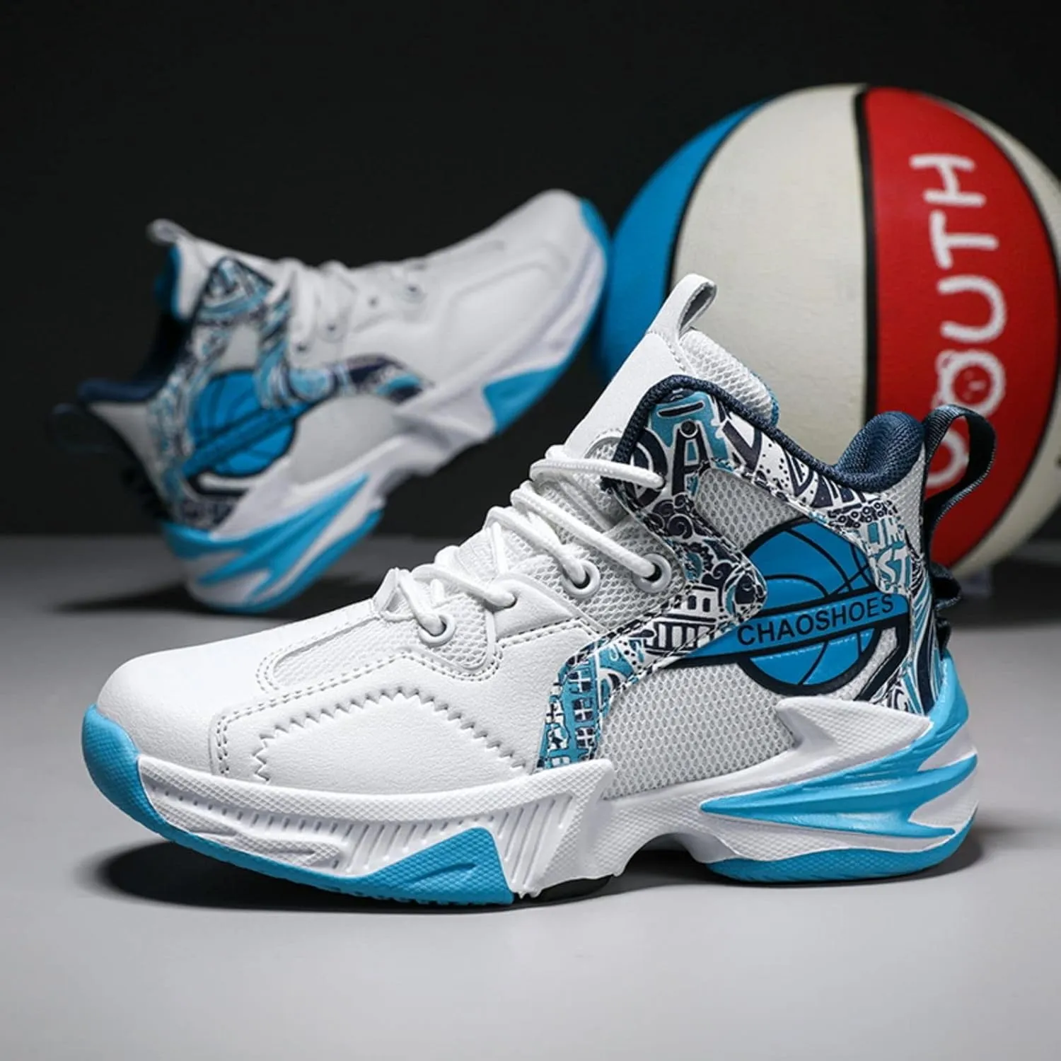 Fashion Anti-Slip wear-Resistant Sports Basketball Shoes