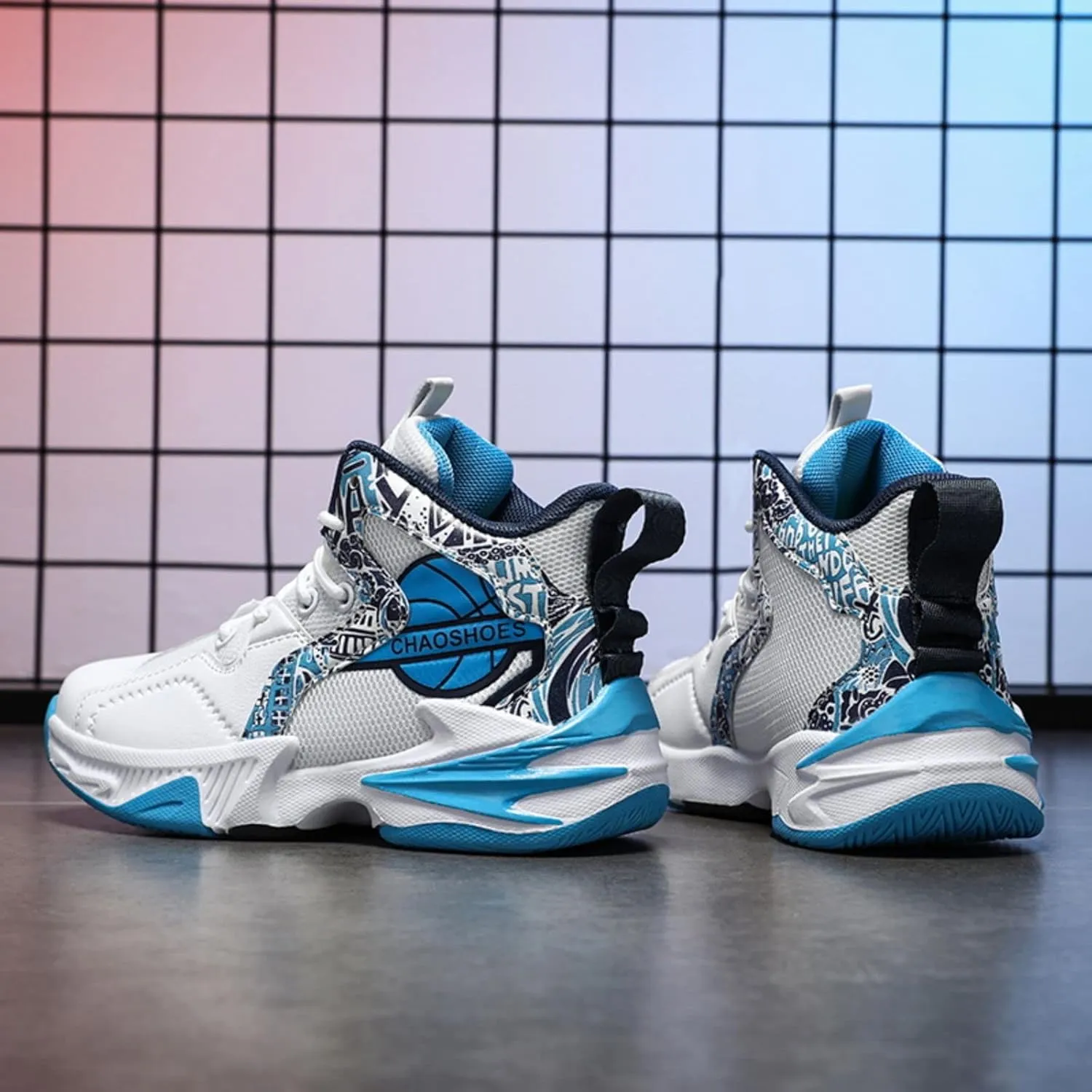Fashion Anti-Slip wear-Resistant Sports Basketball Shoes