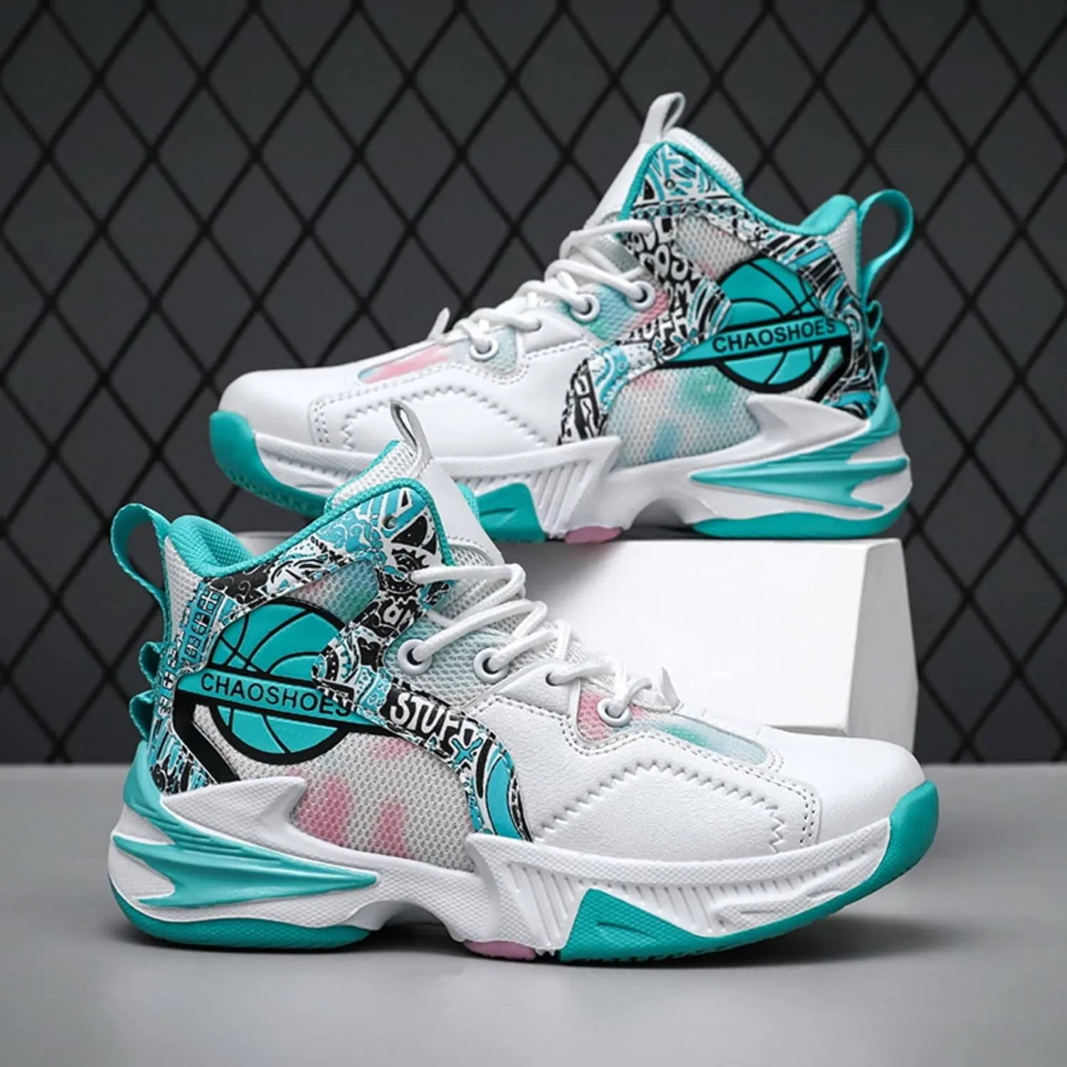 Fashion Anti-Slip wear-Resistant Sports Basketball Shoes