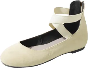Fashion Causal Singles Shoes Elastic Flat Shoes Ladies For Women Sandals Strap Women's Comfort Slides Sandals