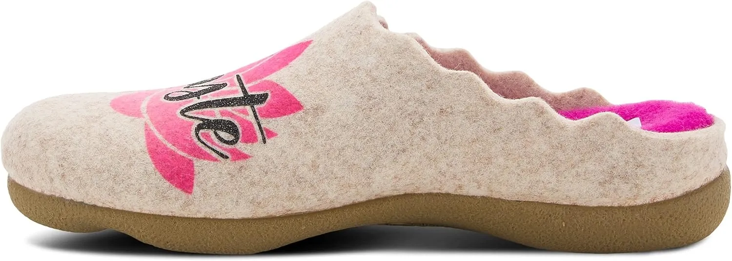 Flexus Spring Step Namaste Indoor Slippers for Women - Ladies Everyday Wear Warm House Shoes - Women's Loafer for Indoor Use