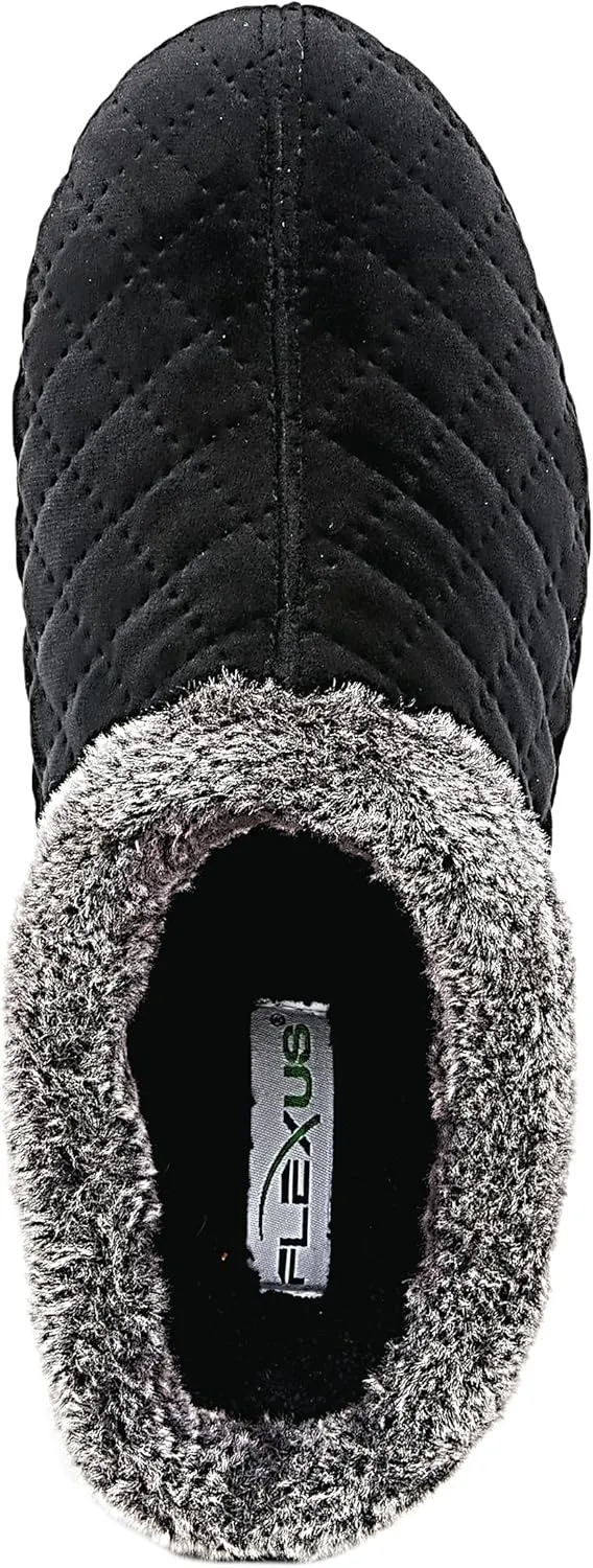 Flexus Spring Step Sleeper Indoor Slippers for Women - Ladies Everyday Wear Warm House Shoes - Women's Loafer for Indoor Use