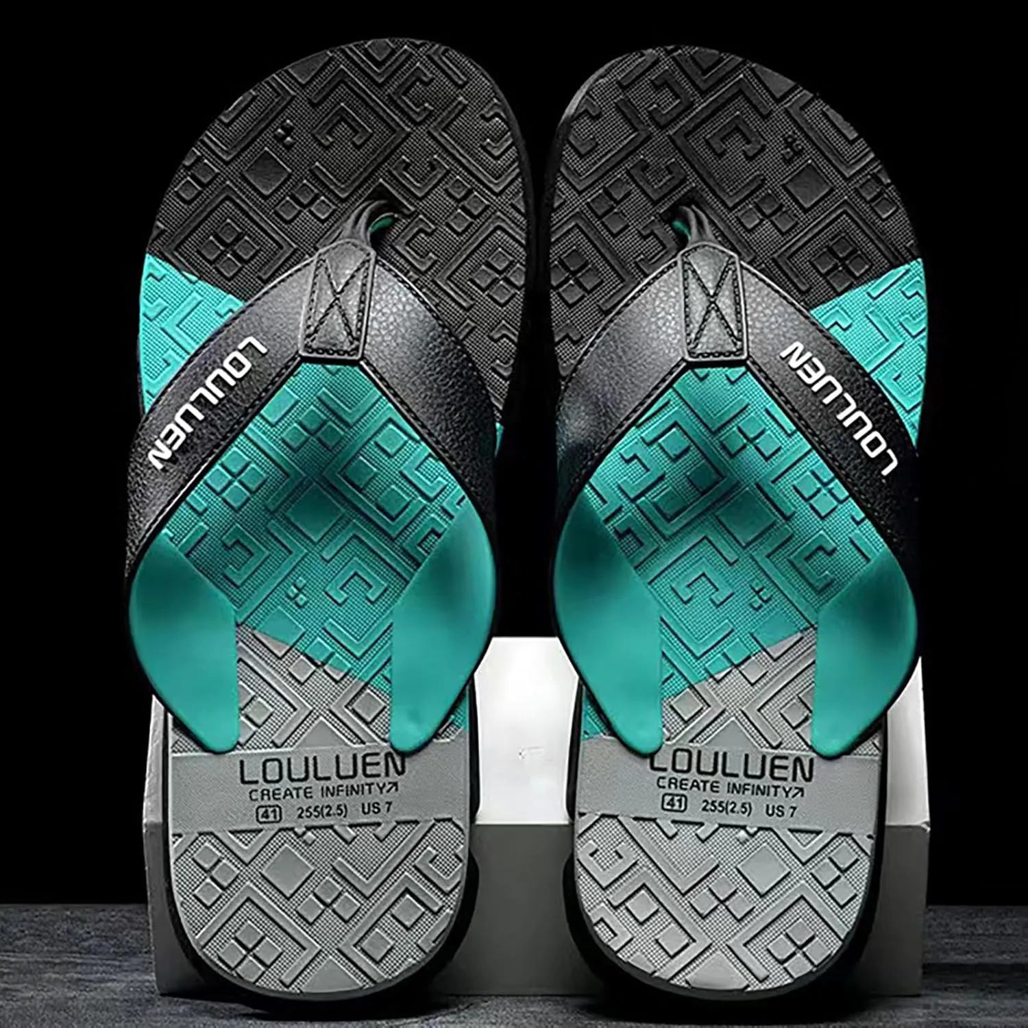 Flip Flops Arch Support Recovery Foreign Trade Flip Flops For Men Beach Slippers For Men Summer Non Slip External