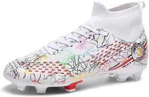Football shoes high top camouflage broken nail long nail professional non-slip training shoes male and female students youth football shoes
