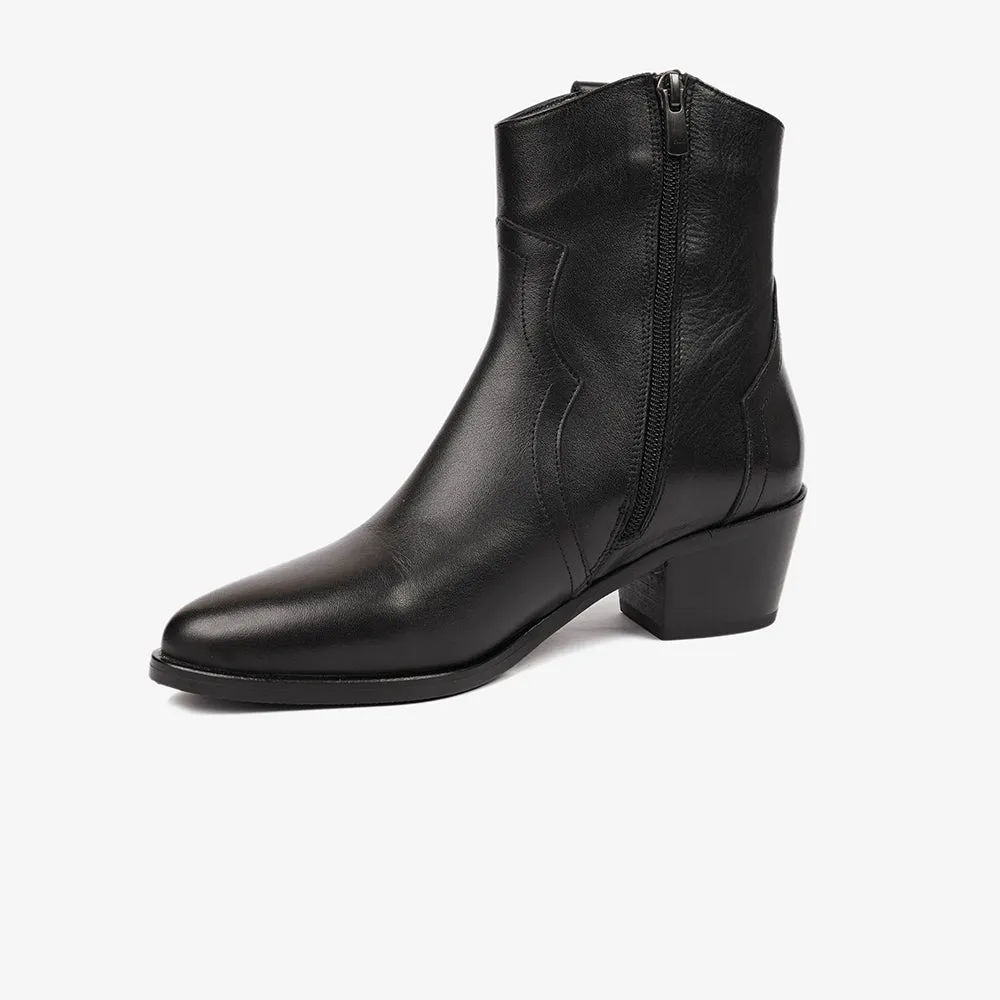 Greyder Women's High Heel Formal Boots in Black