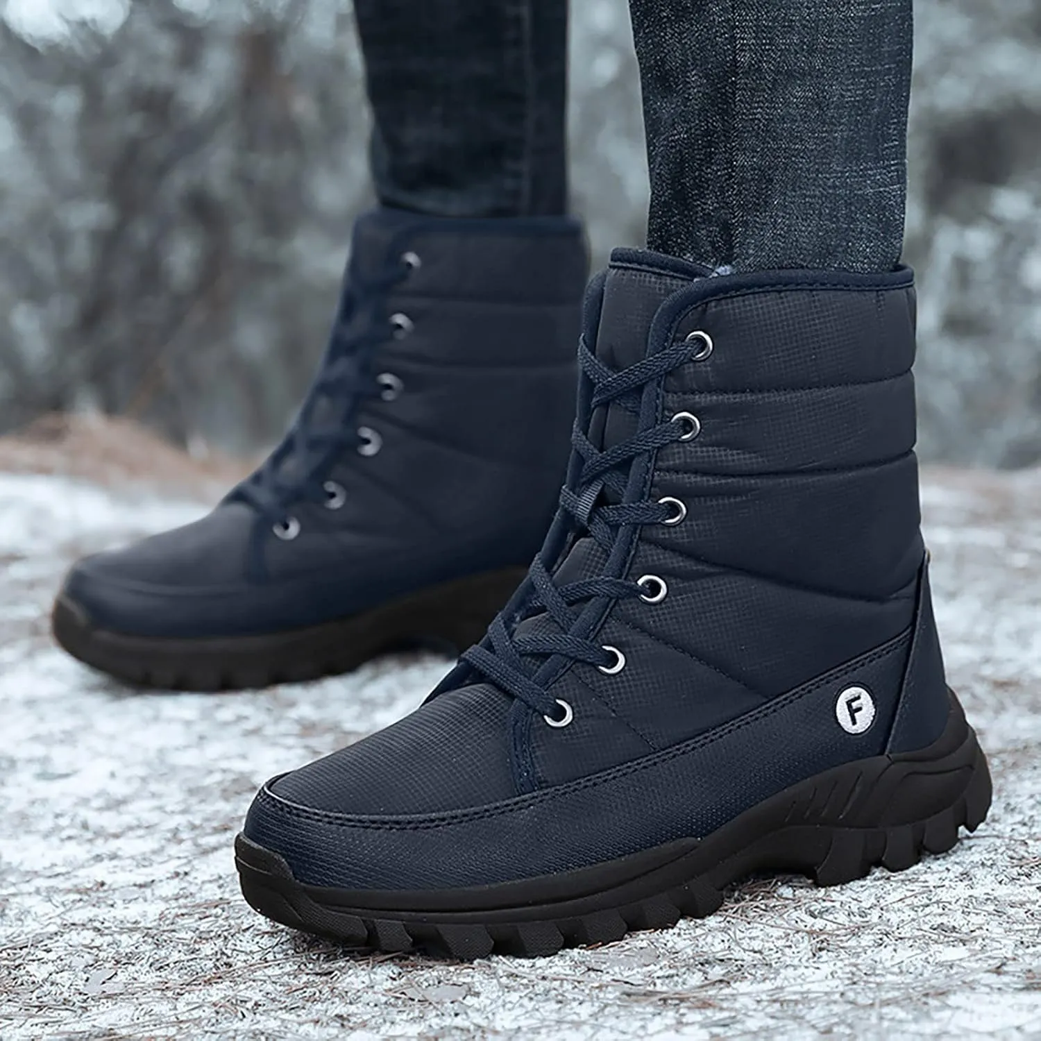 High Heel Winter Boots for Women Winter Boots for Men Womens Slip On Winter Boots Black Winter Boots High Heel Winter Boots for Women Today Only Prime of Day 2024
