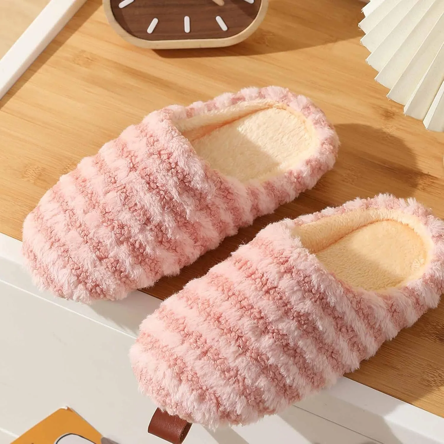 Indoor House Slippers with Arch Support Mens Leather House Slippers Booty Slippers for Women Indoor and Outdoor Spa Slippers for Men Indoor Christmas Sprinkles Gifts for Women 2023