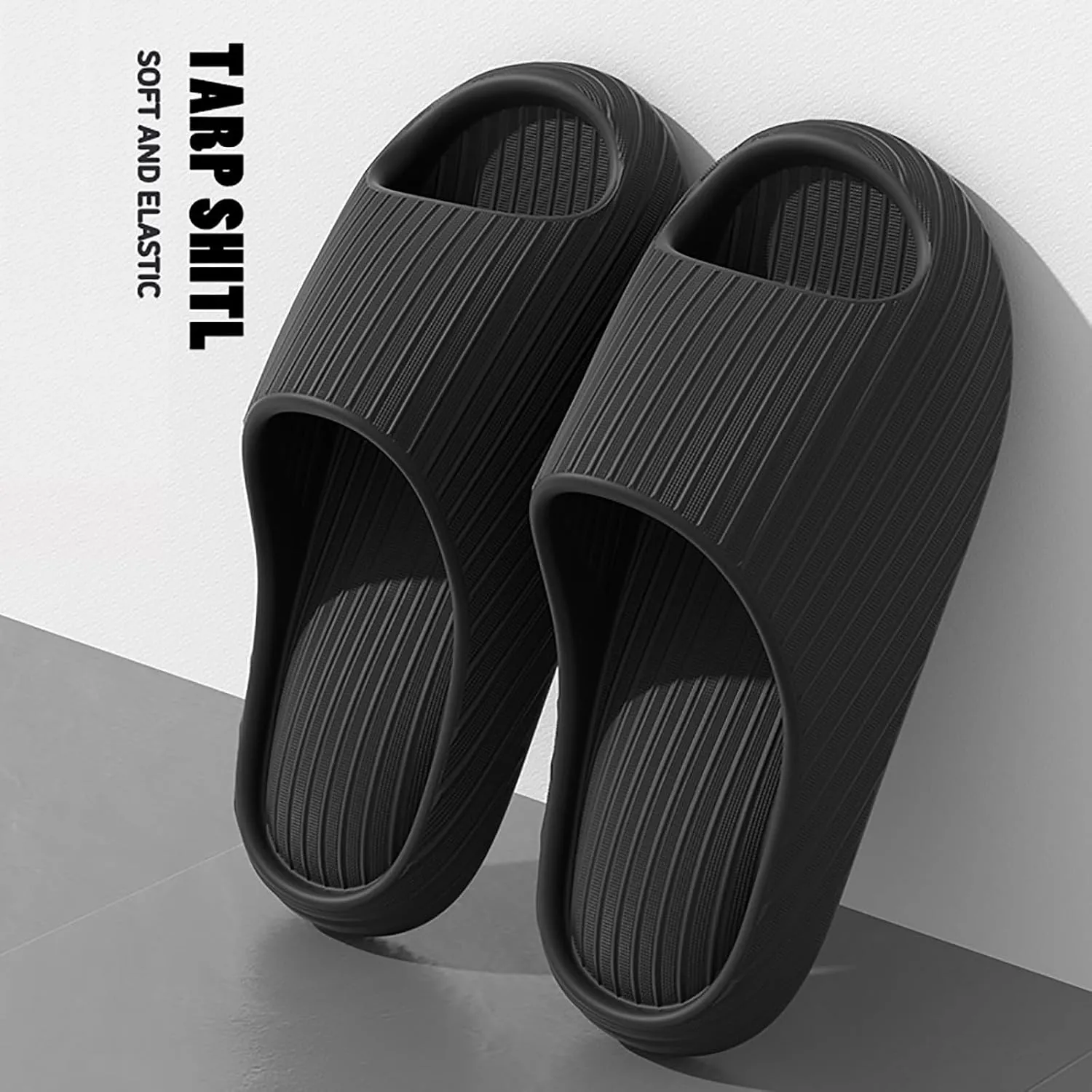 Indoor Slipper Mens Bath Slippers Womens Bathroom Slipper Cloud Slides Non Slip Non-Slip Drainage Hole