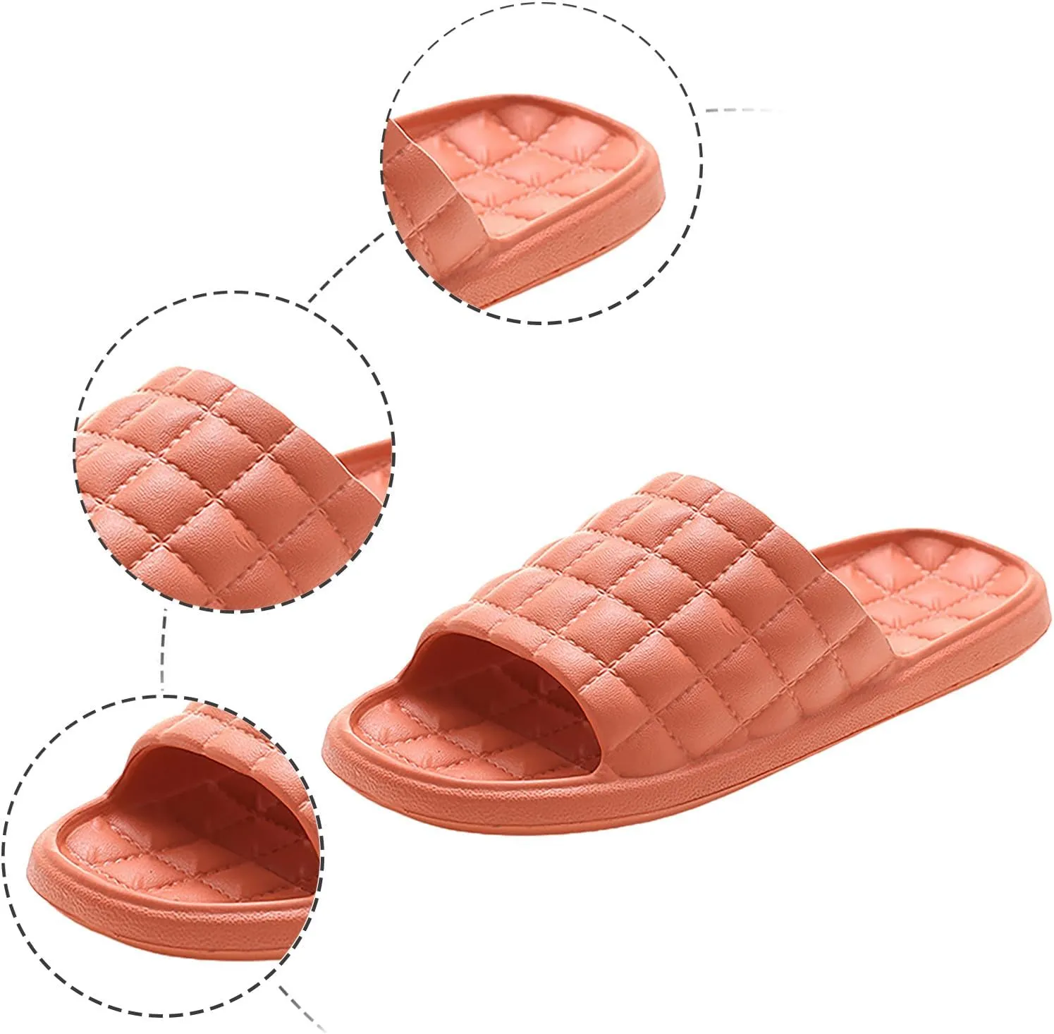 Indoor Slippers Travel Slippers for Women Foldable Shower Shoes Quick Drying Sandals Indoor and Outdoor