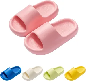 Kids Cloud Slides Boys Girls Shower Slippers Slip on Slide Sandals Non-slip Summer Beach Pool Shoes