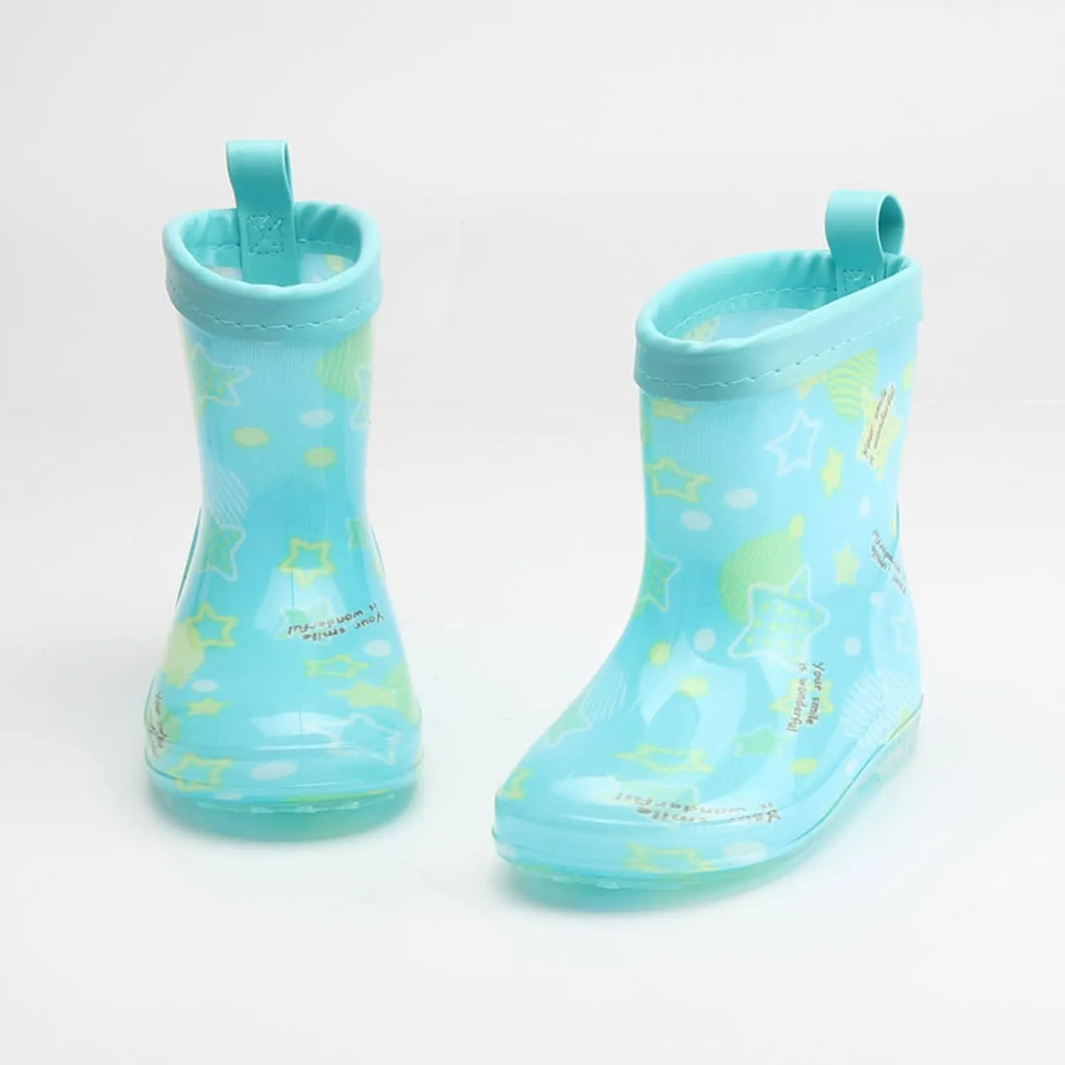 Kids Rain Boots Toddler Girls Rain Boots Waterproof Water Shoes Non-Slip Mud Boots Rain Boots For Toddler Boys Blue