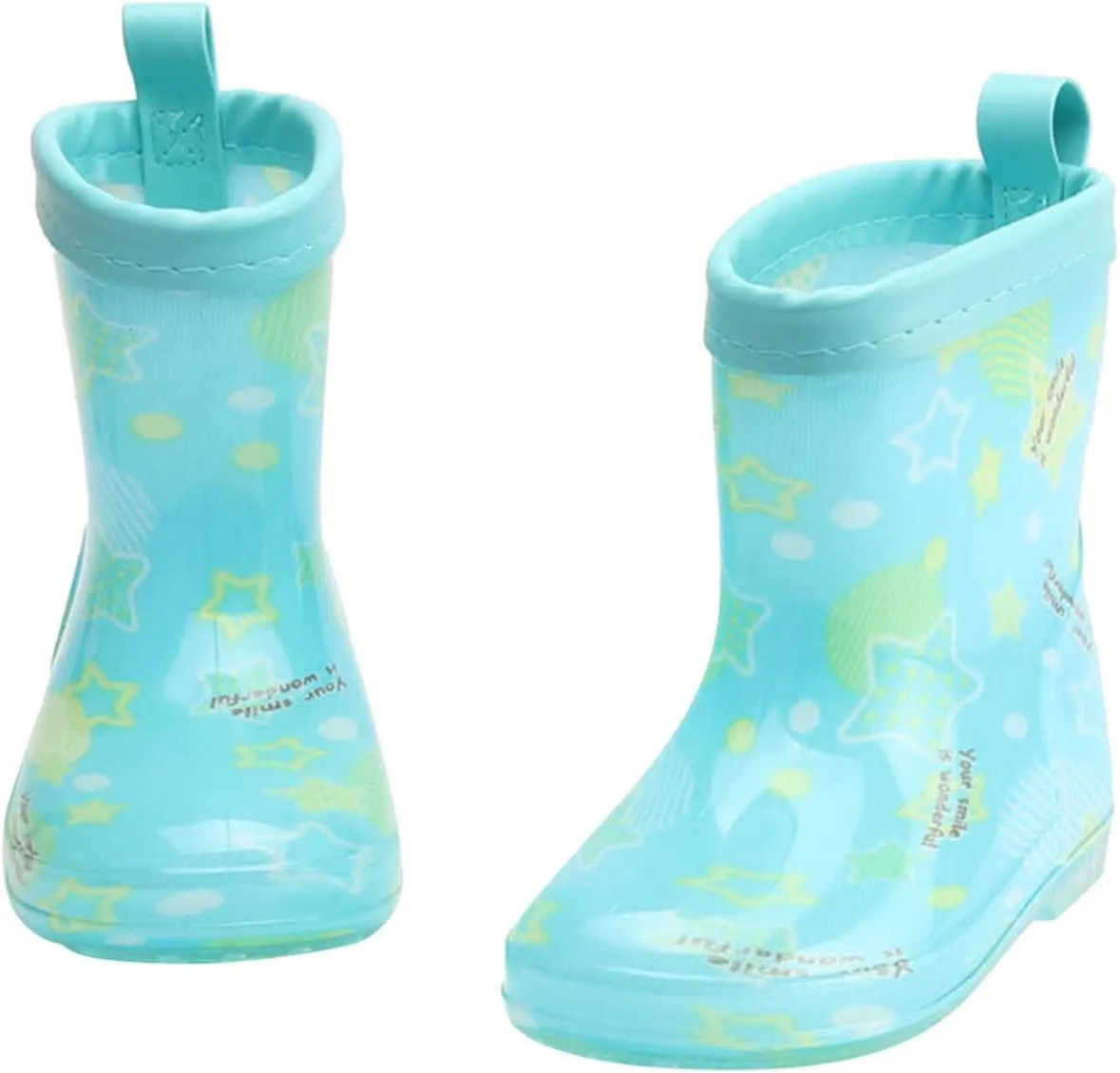 Kids Rain Boots Toddler Girls Rain Boots Waterproof Water Shoes Non-Slip Mud Boots Rain Boots For Toddler Boys Blue