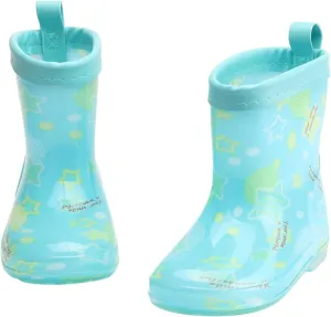 Kids Rain Boots Toddler Girls Rain Boots Waterproof Water Shoes Non-Slip Mud Boots Rain Boots For Toddler Boys Blue