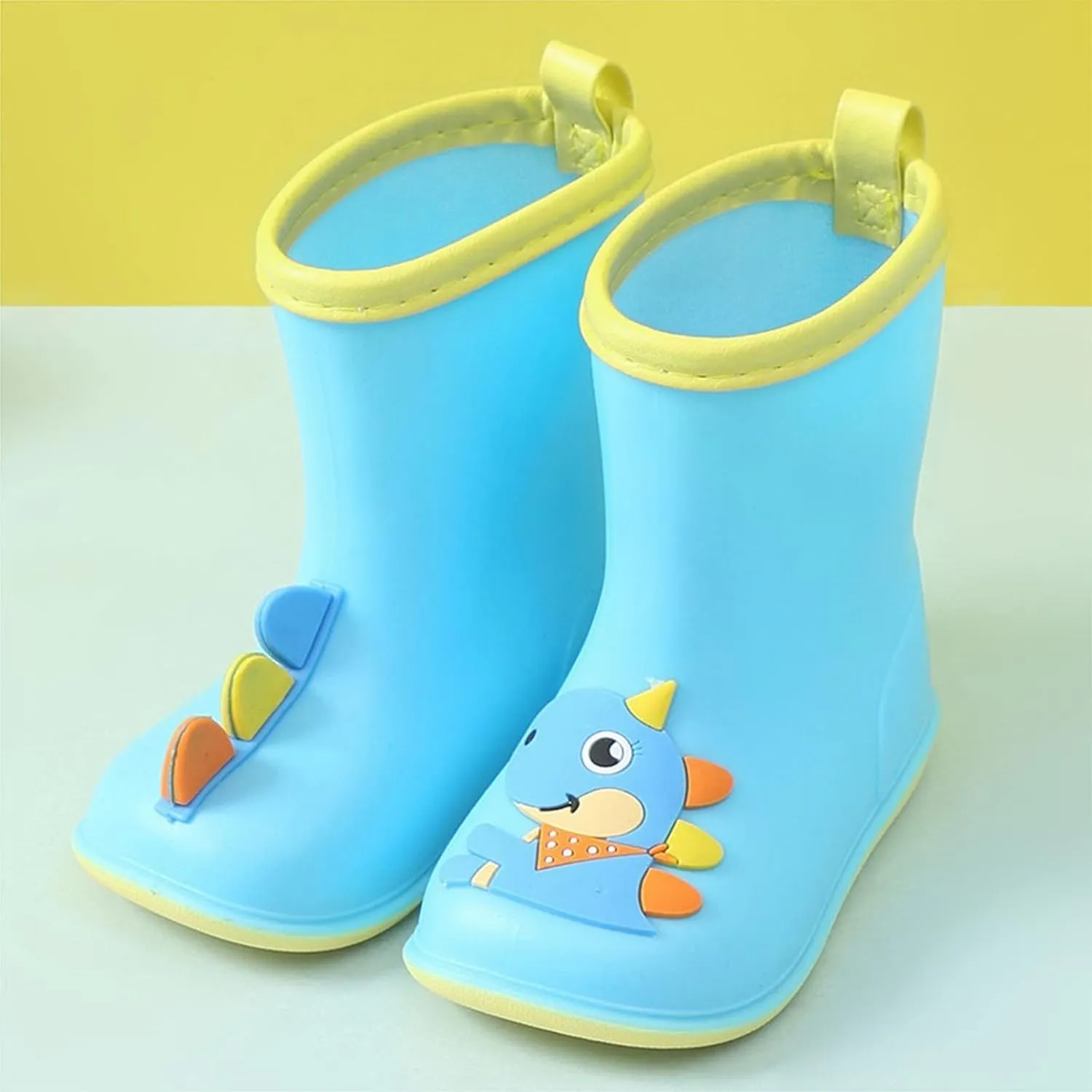 Kids Toddler Rain Boots For Girls Boys Dinosaur Cartoon Waterproof Rain Shoes Patterns Boot Rain Boots Toddlers