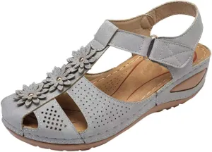 Ladies Girls Ankle Toe Sandals Soft Comfortable Sole Shoes Hollow Round Women's Casual Dress Shoes