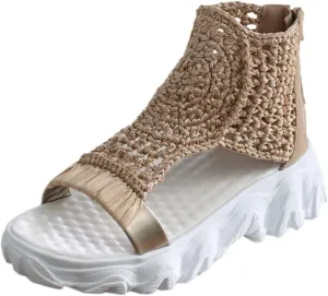 Ladies Shoes Thick Sole Fish Mouth Sandals Fashion Casual Comfortable Soft Outdoor Beach Womens Bohemian Sandals