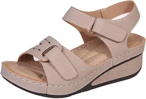 Ladmiple Orthopedic Sandals For Women Elegant Comfortable Arch Support Orthotic Flip Flops Dressy Summer Cute Walking Slides