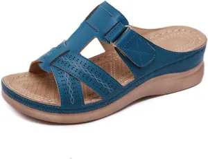 Ladmiple Orthotic Sandals For Women With Arch Support Walking Orthopedic Slippers Dressy Summer Vintage Slip On Flip Flops
