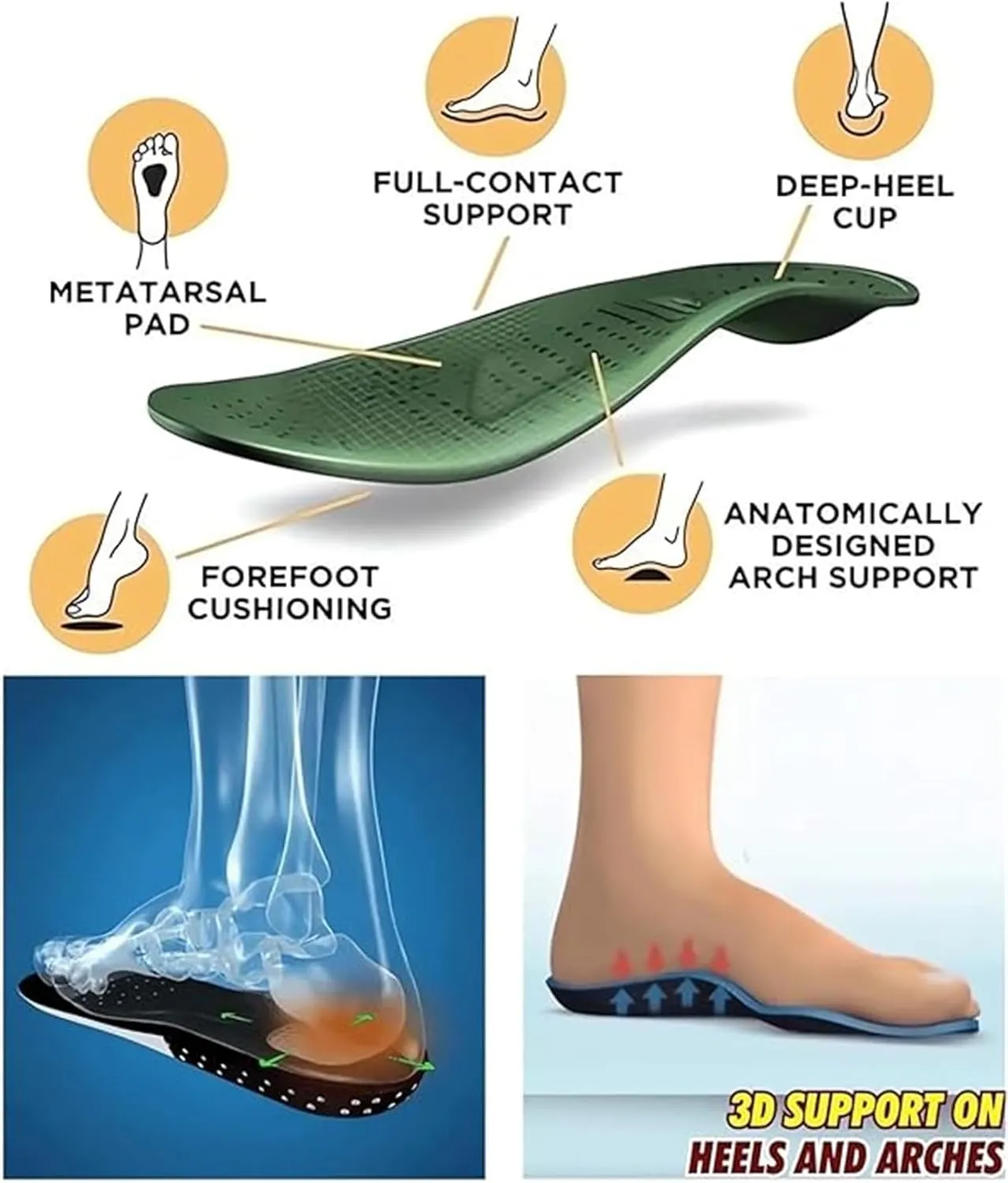 Ladmiple Sandals Women Comfortable Cute Orthopedic Sandals Walking Slippers with Arch Support Summer Slip On Orthotic Shoes