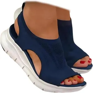 Ladmiple Sandals Women Comfortable Cute Orthopedic Sandals Walking Slippers with Arch Support Summer Slip On Orthotic Shoes