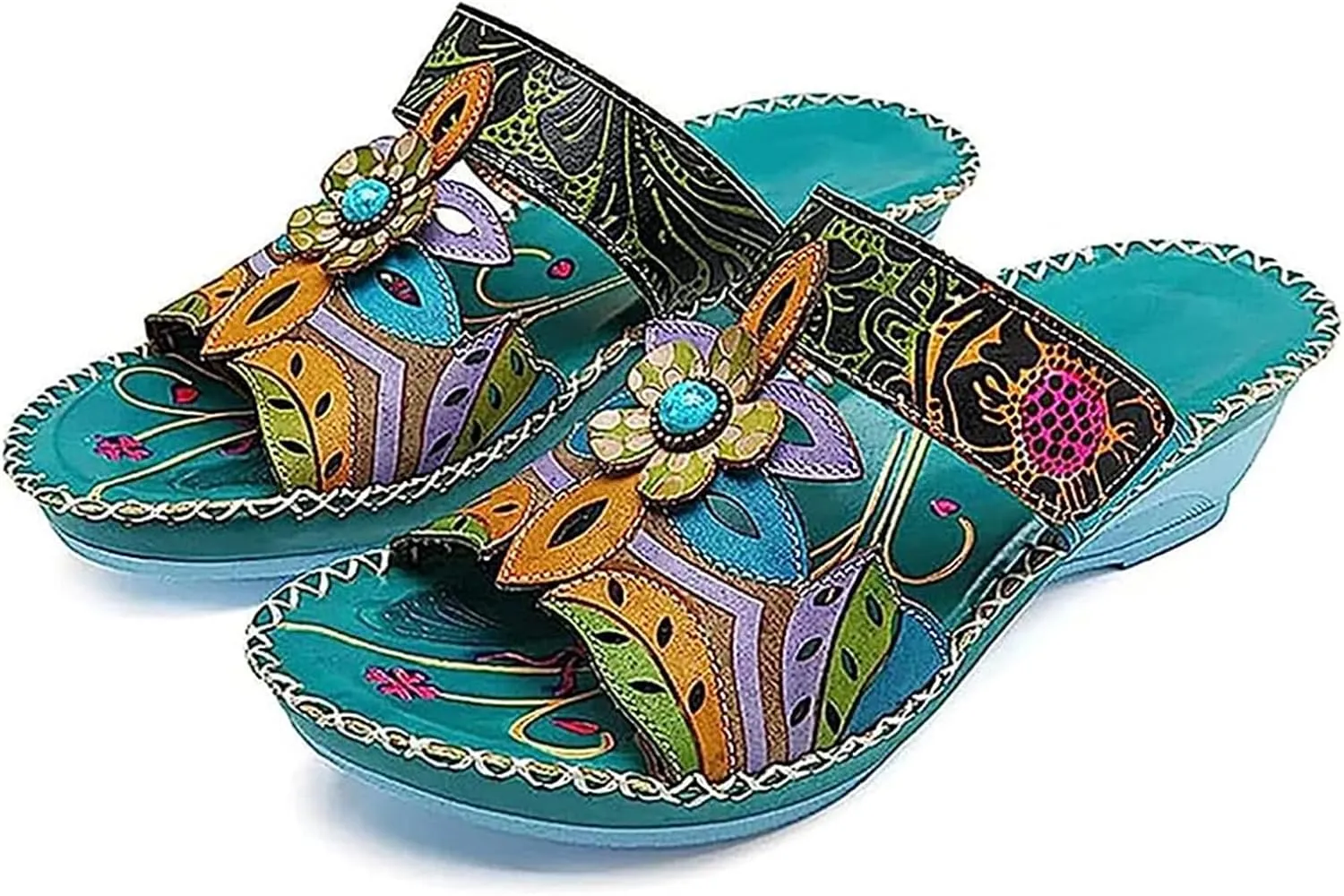 Ladmiple Sandals Women Comfortable Dressy Orthopedic Sandals Slip On Orthotic Flip Flops Casual Summer Walking Beach Shoes