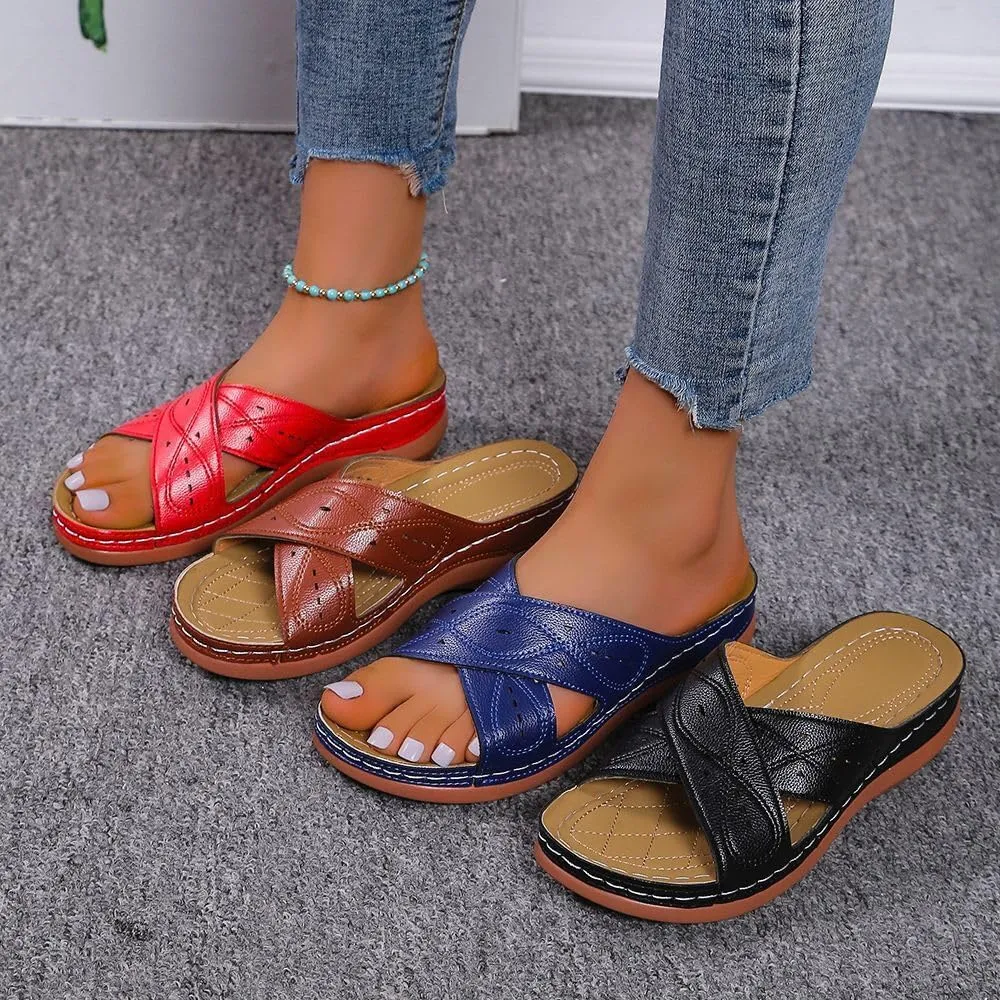 Ladmiple Womens Sandals Comfortable Dressy With Arch Support Orthotic Flip Flops Summer Casual Cute Walking Orthopedic Slides