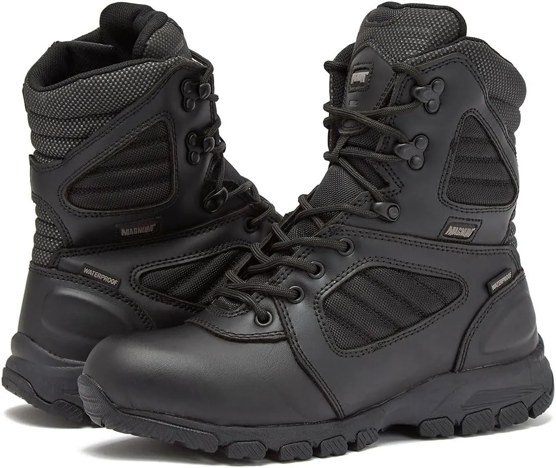 MAGNUM - Men's Waterproof Tactical Boots, Mens Military Hiking Boots, Breathable Light Weight Work Boots for Men