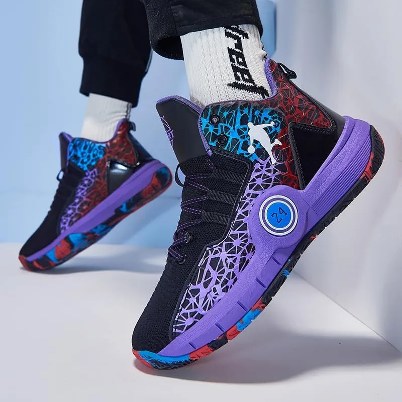 Men Women Basketball Shoes Walking Running Shoes Breathable Comfortable Sneakers for Adult