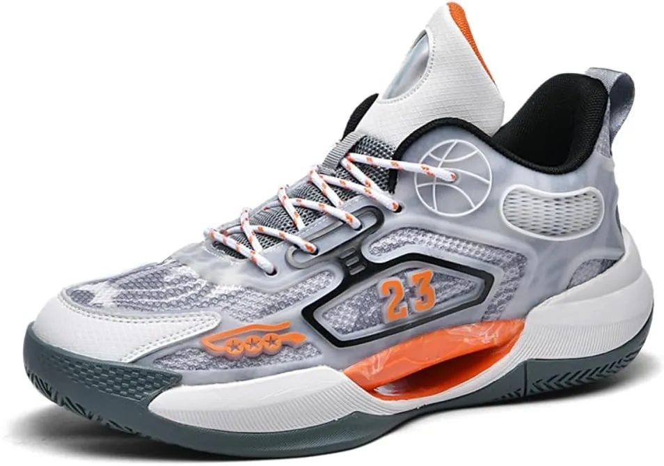 Mens Basketball Shoes Fashion Athletic Sneakers Unisex Outdoor Sport Shoes Lightweight Volleyball Shoes Non Slip Basketball Shoes