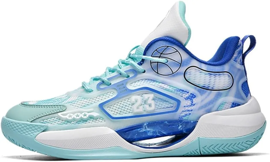 Mens Basketball Shoes Fashion Athletic Sneakers Unisex Outdoor Sport Shoes Lightweight Volleyball Shoes Non Slip Basketball Shoes